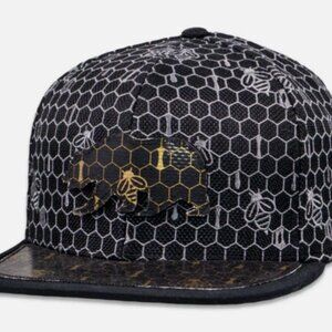 16th ANNIVERSARY HONEYCOMB BLACK SNAPBACK SM/MD HAT NEW LIMITED EDITION